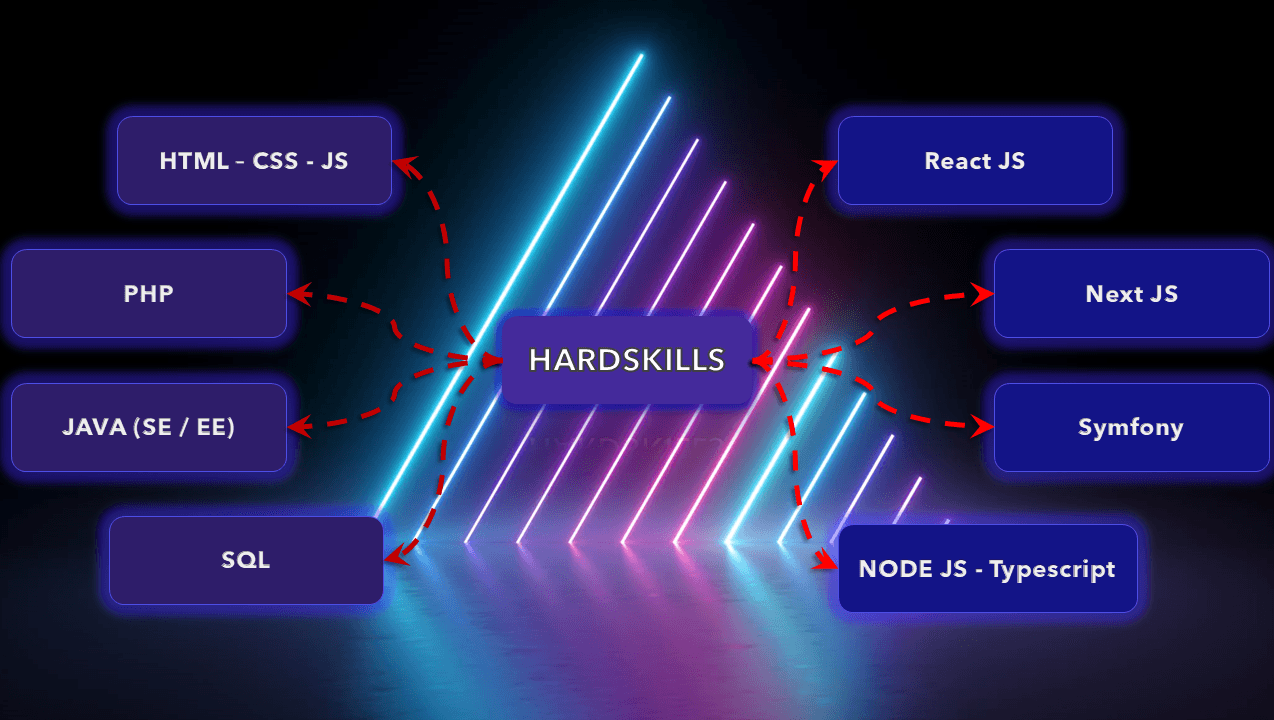 Image présentant mes hardskills